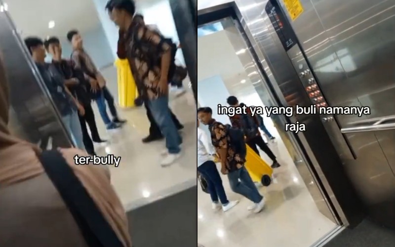 Viral Mahasiswi UIN Jambi Dibully Segerombolan Cowok di Lift Kampus